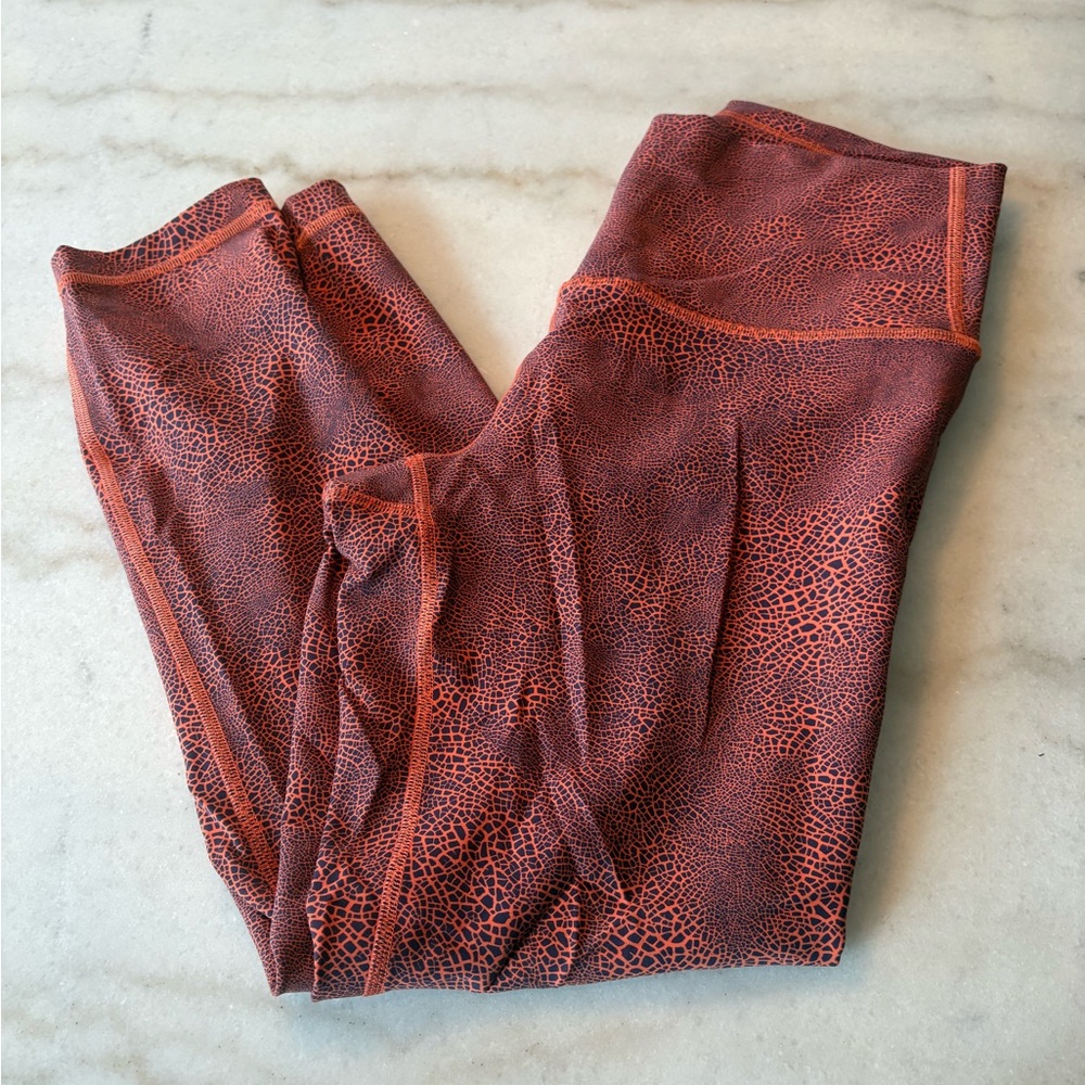 lululemon athletica Coral Textured Leggings
